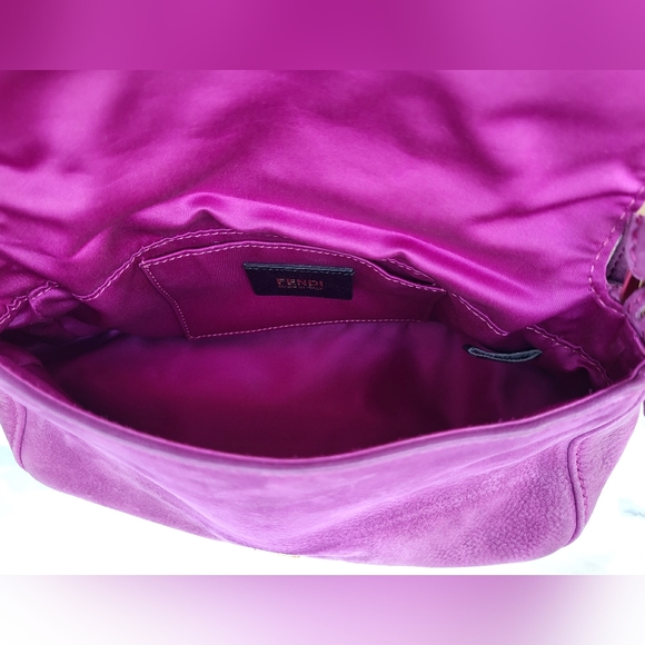 Fendi small shoulder handbag in purple,hobo bag - Picture 10 of 12